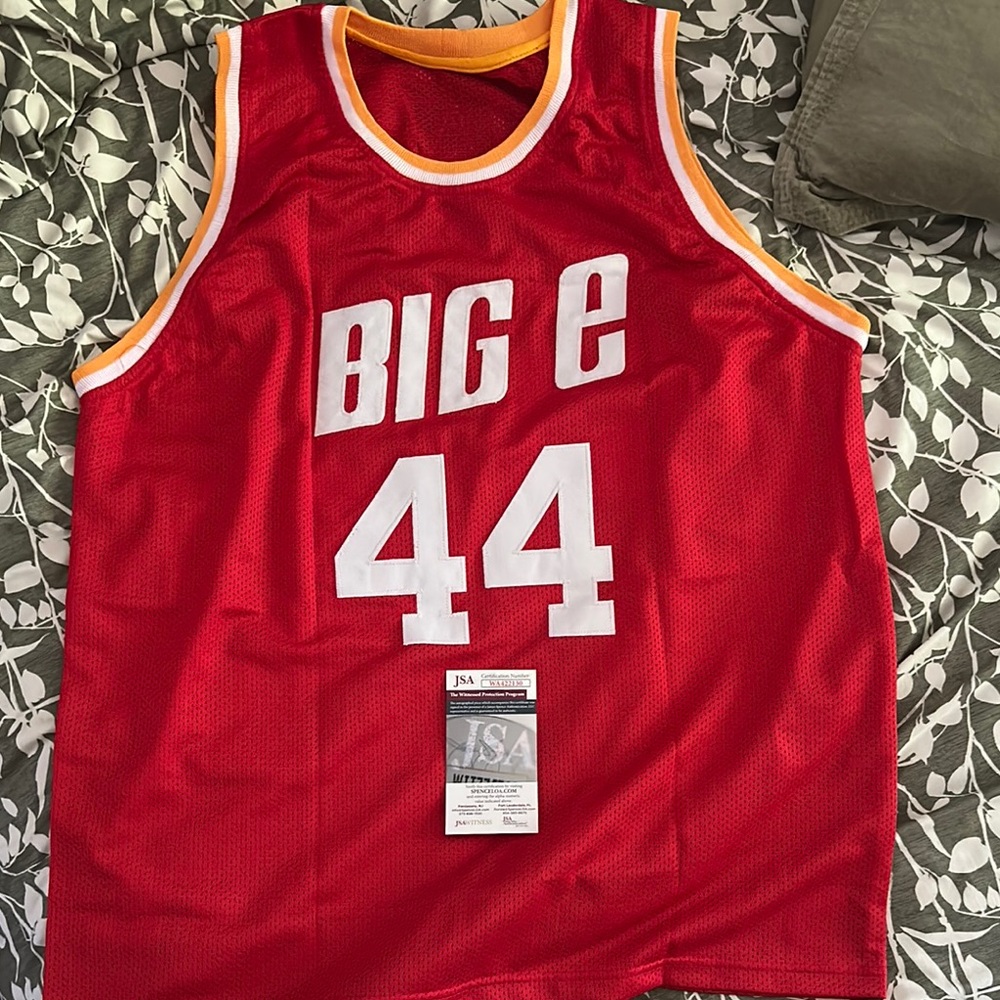 Red 'Big E' 44 Basketball Jersey by